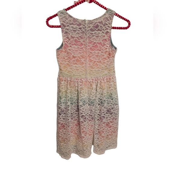 Rainbow Lace Kids Dress - Picture 4 of 11
